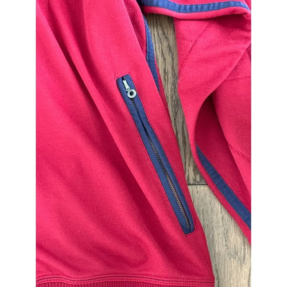 Le Jean De Marithe Francois Girbaud VTG Full Zip Jacket Red Big Tall Men 3XL Y2K